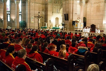 Cardinal Sean P. O’Malley celebrates Mass for Boston pro-life pilgrims the morning of the March for Life at the Shrine of the Sacred Heart in Washington D.C. Jan. 25, 2013. Pilot photo/ Gregory L. Tracy