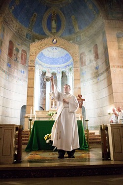 Cardinal Sean P. O’Malley celebrates Mass for Boston pro-life pilgrims the morning of the March for Life at the Shrine of the Sacred Heart in Washington D.C. Jan. 25, 2013. Pilot photo/ Gregory L. Tracy