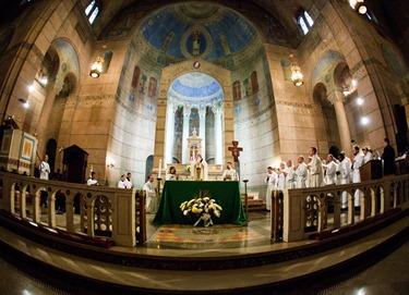 Cardinal Sean P. O’Malley celebrates Mass for Boston pro-life pilgrims the morning of the March for Life at the Shrine of the Sacred Heart in Washington D.C. Jan. 25, 2013. Pilot photo/ Gregory L. Tracy