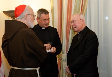 Reception for the American cardinals at the U.S. Embassy to the Holy See, March 1, 2013. Photo by Gregory L. Tracy/ The Pilot