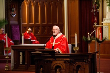 Cardinal Sean P. O'Malley celebrates Palm Sunday Mass March 24, 2013 at the Cathedral of the Holy Cross.<br /><br /><br /><br />
Pilot photo by Christopher S. Pineo