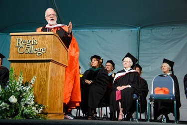 Regis College commencement, May 11, 2013. 
Pilot photo by Christopher S. Pineo