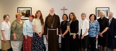 Mass and luncheon with consecrated virgins of the archdiocese, May 30, 2013.
Pilot photo/ Christopher S. Pineo 
