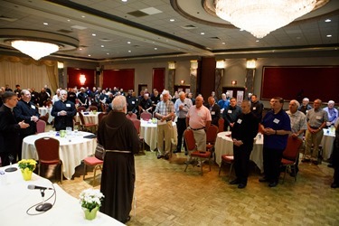 Archdiocese of Boston priest convocation held at the Lantana in Randolph June 6, 2013. The day’s keynote speaker was Archbishop Salvatore Rino Fisichella, president of the Pontifical Council for the Promotion of the New Evangelization.
Pilot photo/ Gregory L. Tracy 
