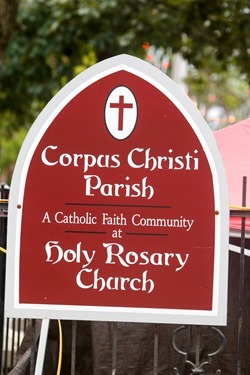 The Feast of the Three Saints celebrated Sept. 1, 2013, Sunday of Labor Day Weekend, at Holy Rosary Church of Corpus Christi Parish in Lawrence. Cardinal Sean P. O’Malley celebrated the Mass to mark the 90th anniversary of the feast.<br />
Photo by Gregory L. Tracy<br />
