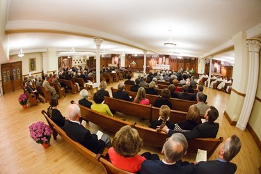 Catholic Appeal Appreciation Mass, celebrated Oct. 20, 2013 at the Cathedral of the Holy Cross. 
Pilot photo/ Gregory L. Tracy 
