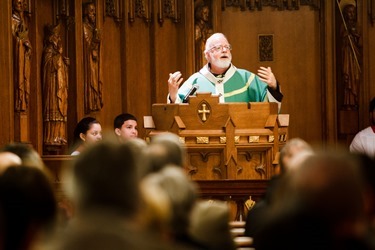 Catholic Appeal Appreciation Mass, celebrated Oct. 20, 2013 at the Cathedral of the Holy Cross. 
Pilot photo/ Gregory L. Tracy 
