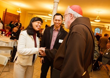 Catholic Appeal Appreciation Mass, celebrated Oct. 20, 2013 at the Cathedral of the Holy Cross. 
Pilot photo/ Gregory L. Tracy 
