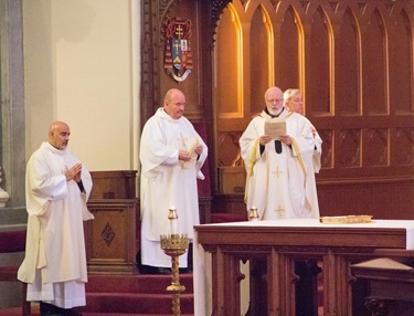 Mass to close the Year of Faith, Nov. 24, 2013 at the Cathedral of the Holy Cross.
Pilot photo/ Christopher S. Pineo