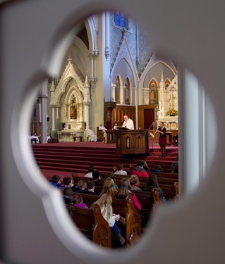 Mass to close the Year of Faith, Nov. 24, 2013 at the Cathedral of the Holy Cross.
Pilot photo/ Christopher S. Pineo