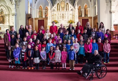 Mass to close the Year of Faith, Nov. 24, 2013 at the Cathedral of the Holy Cross.
Pilot photo/ Christopher S. Pineo