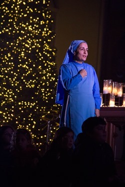 Final stop of the December 2013 God of This City Tour Dec. 7, 2013 at the Cathedral of the Holy Cross.  The evening’s featured speaker was Mother Olga Yaqob.
Pilot photo/ Christopher S. Pineo 
