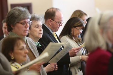 January 29, 2014 - Pastoral Center
Mass of Thanksgiving for Bishop Robert Deeley before he leaves the Archdiocese of Boston to become the next Bishop of Portland, Maine.
Photos by George Martell - Pilot New Media