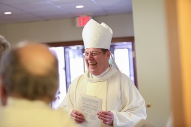 January 29, 2014 - Pastoral Center
Mass of Thanksgiving for Bishop Robert Deeley before he leaves the Archdiocese of Boston to become the next Bishop of Portland, Maine.
Photos by George Martell - Pilot New Media