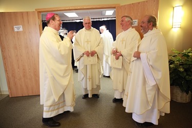 January 29, 2014 - Pastoral Center
Mass of Thanksgiving for Bishop Robert Deeley before he leaves the Archdiocese of Boston to become the next Bishop of Portland, Maine.
Photos by George Martell - Pilot New Media