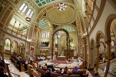 Cardinal O’Malley celebrates a Mass for national pro-life leaders Jan. 21, 2014 at the Franciscan Monastery of the Holy Land in America in Washington, D.C. Pilot photo by Gregory L. Tracy 