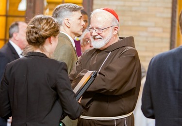 Cardinal O’Malley celebrates a Mass for national pro-life leaders Jan. 21, 2014 at the Franciscan Monastery of the Holy Land in America in Washington, D.C. Pilot photo by Gregory L. Tracy 