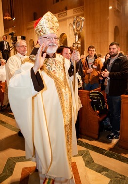 Cardinal O’Malley celebrates the Vigil Mass for Life at the Basilica Shrine of the Immaculate Conception in Washington, D.C. Jan. 21, 2014. The Mass held the night before the March for Life was attended by an estimated 10,000 people. Pilot photo by Gregory L. Tracy 