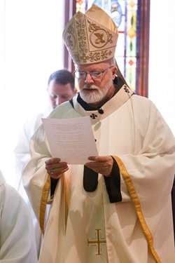 Incardination of Fathers Succès Jean-Pierre, Gabino Macias and Linus Mendis during Mass celebrated Feb. 28, 2014 at the Archdiocese of Boston's Pastoral Center in Braintree. Pilot photo/ Gregory L. Tracy