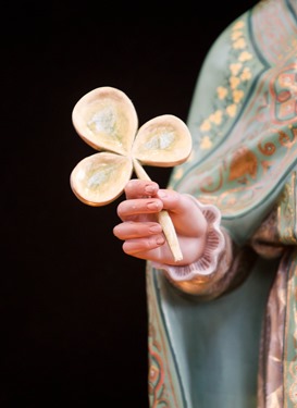 Cardinal Seán P. O'Malley celebrates Mass for the Feast of St. Patrick at the Cathedral of the Holy Cross March 17, 2014. 
Pilot photo/ Gregory L. Tracy