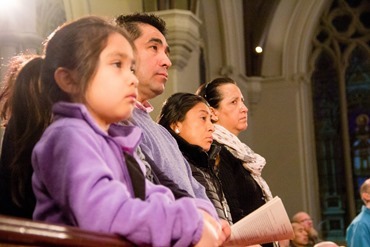 Holy Thursday Mass of the Lord’s Supper celebrated at the Cathedral of the Holy Cross April 17, 2014. Pilot photo/ Christopher S. Pineo 