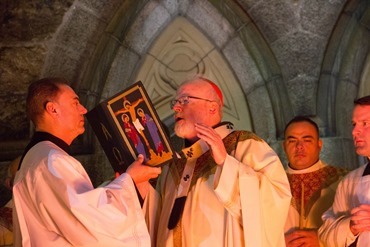 Easter Vigil, celebrated at the Cathedral of the Holy Cross April 19, 2014. Pilot photo/ Christopher S. Pineo 