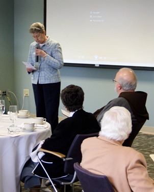 Meeting of major superiors of women’s religious orders in the Archdiocese of Boston, May 14, 2014.
Pilot photo/ Christopher S. Pineo 
