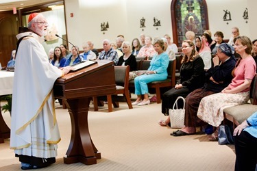 Mass and luncheon for consecrated virgins of the Archdiocese of Boston at the archdiocese’s Pastoral Center, Aug. 13, 2014  Pilot photo/ Gregory L. Tracy