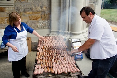 Annual Vianney gathering at St. John’s Seminary, Aug. 7, 2014. Pilot photo/ Christopher S. Pineo 