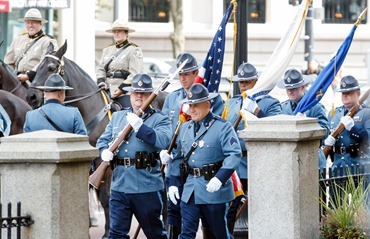 Cardinal Seán P. O'Malley celebrates the Mass for Public Safety Personnel, sometimes called the Blue Mass, at the Cathedral of the Holy Cross Sept. 21, 2014.
Pilot photo/ Gregory L. Tracy 
