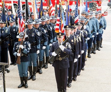 Cardinal Seán P. O'Malley celebrates the Mass for Public Safety Personnel, sometimes called the Blue Mass, at the Cathedral of the Holy Cross Sept. 21, 2014.
Pilot photo/ Gregory L. Tracy 
