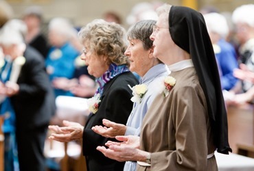 Celebration of women religious jubilarians, St. Theresa Church, West Roxbury Sept. 20, 2014. Pilot photo/ Gregory L. Tracy 