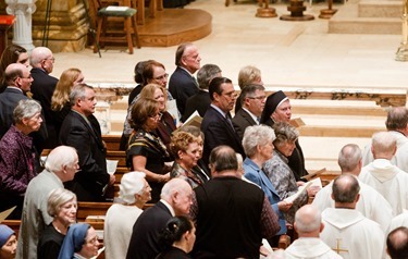 Funeral Mass of Boston Auxiliary Bishop Emeritus John P. Boles, Oct. 16, 2014 at St. Paul’s Church in Cambridge, Mass. (Pilot photo by Gregory L. Tracy)