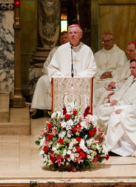 Funeral Mass of Boston Auxiliary Bishop Emeritus John P. Boles, Oct. 16, 2014 at St. Paul’s Church in Cambridge, Mass. (Pilot photo by Gregory L. Tracy)