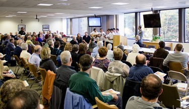 The 2014 Archdiocese of Boston Social Justice Convocation held Oct. 25, 2014 at the archdiocese’s Pastoral Center in Braintree.<br />
Pilot photo/ Christopher S. Pineo<br />
