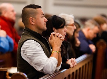 Cardinal Sean P. O’Malley celebrates Mass for All Souls Nov. 2, 2014 at the Cathedral of the Holy Cross.  The Mass, at which Catholics pray for the faithful departed, was celebrated for former Boston mayor Thomas M. Menino and his family.<br />
Pilot photo/ Gregory L. Tracy<br />
