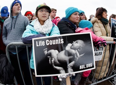 Cardinal Sean P. O’Malley participates in the annual March for Life in Washington, D.C. Jan. 22, 2015.
Pilot photo/ Gregory L. Tracy
