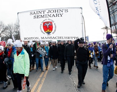 Cardinal Sean P. O’Malley participates in the annual March for Life in Washington, D.C. Jan. 22, 2015.
Pilot photo/ Gregory L. Tracy
