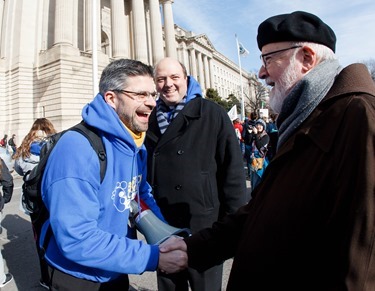 Cardinal Sean P. O’Malley participates in the annual March for Life in Washington, D.C. Jan. 22, 2015.
Pilot photo/ Gregory L. Tracy
