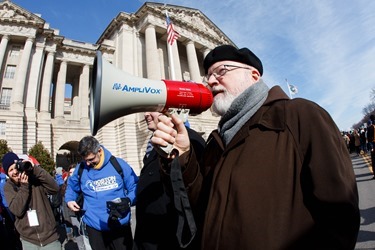 Cardinal Sean P. O’Malley participates in the annual March for Life in Washington, D.C. Jan. 22, 2015.
Pilot photo/ Gregory L. Tracy
