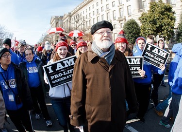 Cardinal Sean P. O’Malley participates in the annual March for Life in Washington, D.C. Jan. 22, 2015.
Pilot photo/ Gregory L. Tracy
