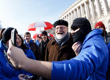 Cardinal Sean P. O’Malley participates in the annual March for Life in Washington, D.C. Jan. 22, 2015.
Pilot photo/ Gregory L. Tracy
