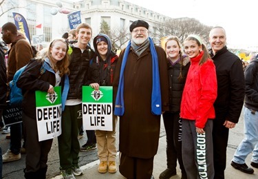 Cardinal Sean P. O’Malley participates in the annual March for Life in Washington, D.C. Jan. 22, 2015.
Pilot photo/ Gregory L. Tracy
