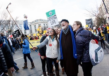 Cardinal Sean P. O’Malley participates in the annual March for Life in Washington, D.C. Jan. 22, 2015.
Pilot photo/ Gregory L. Tracy
