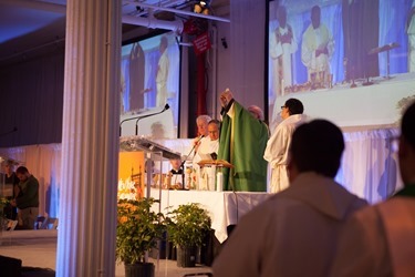 Holy Mass at New York Encounter 2015, celebrated by Sean Cardinal O'Malley, archbishop of Boston.