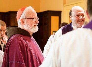 Cardinal Sean O’Malley celebrates Mass with the Boston groups in Washington, D.C. for the March for Life at the Shrine of the Sacred Heart Jan. 22, 2015.
Pilot photo/ Gregory L. Tracy
