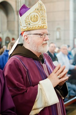 Cardinal Sean O’Malley celebrates Mass with the Boston groups in Washington, D.C. for the March for Life at the Shrine of the Sacred Heart Jan. 22, 2015.
Pilot photo/ Gregory L. Tracy
