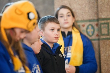 Cardinal Sean O’Malley celebrates Mass with the Boston groups in Washington, D.C. for the March for Life at the Shrine of the Sacred Heart Jan. 22, 2015.
Pilot photo/ Gregory L. Tracy
