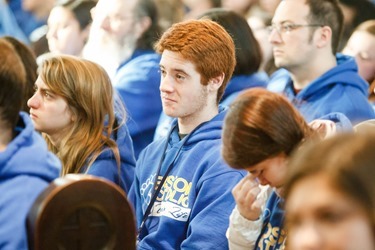 Cardinal Sean O’Malley celebrates Mass with the Boston groups in Washington, D.C. for the March for Life at the Shrine of the Sacred Heart Jan. 22, 2015.
Pilot photo/ Gregory L. Tracy
