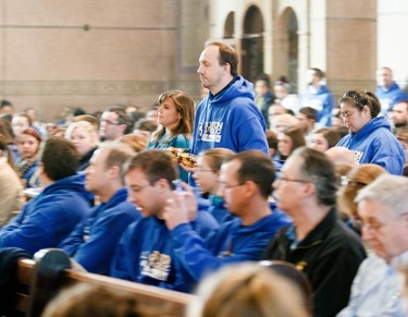 Cardinal Sean O’Malley celebrates Mass with the Boston groups in Washington, D.C. for the March for Life at the Shrine of the Sacred Heart Jan. 22, 2015.
Pilot photo/ Gregory L. Tracy
